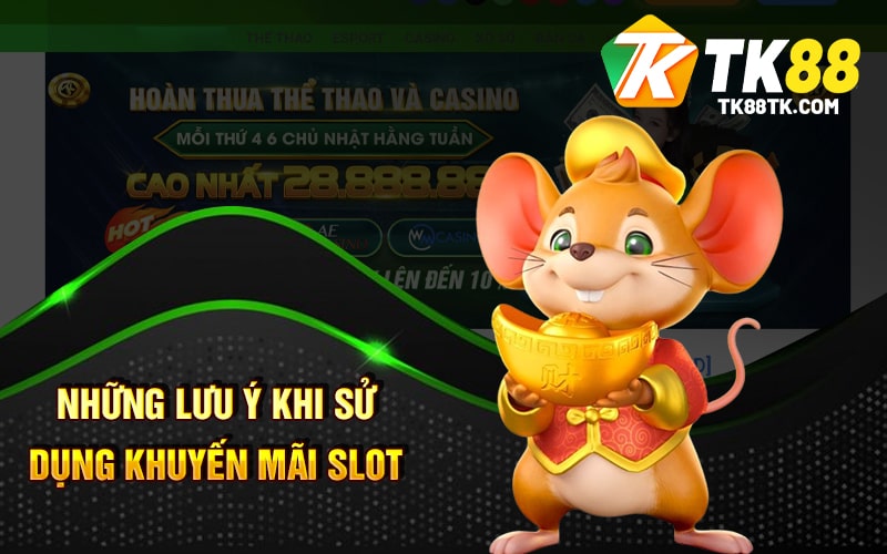 Những Lưu Ý Khi Sử Dụng Khuyến Mãi Slot